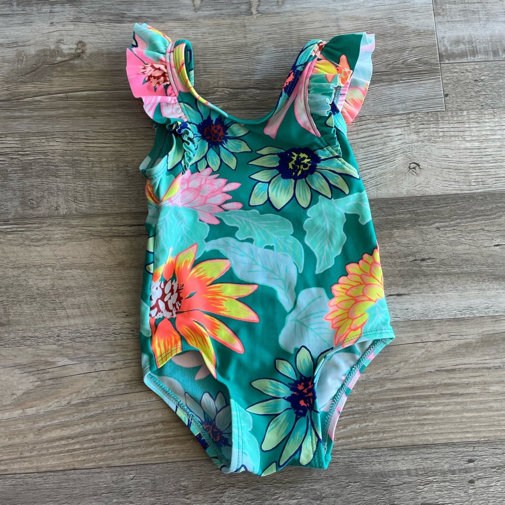 Old Navy Toddler Floral Swimsuit